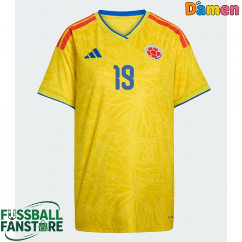 Kolumbien Rafael Santos Borre #19 Replik Heimtrikot Damen WM 2026 Kurzarm